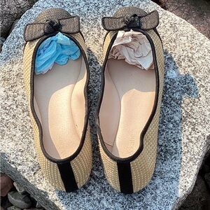 ⚜️ Kelly & Katie Burlap Footwear Ballerina Flats EPLC
